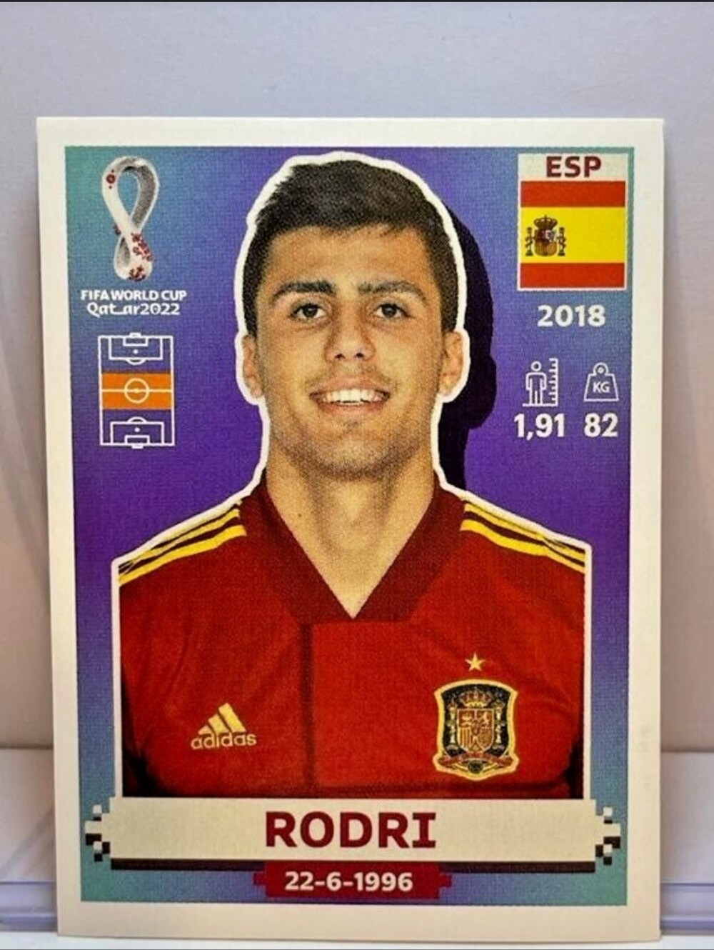 FIFA Quatar 2022 Panini Soccer Sticker - Rodri